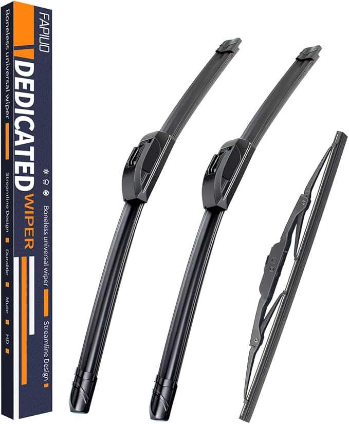 Replacement for Honda CR-V 2012-2016 Silent Wipers -FAPIUO Front and Rear Windshield Wipers 26"/16"+13" Full Blade Set (3 Pack)