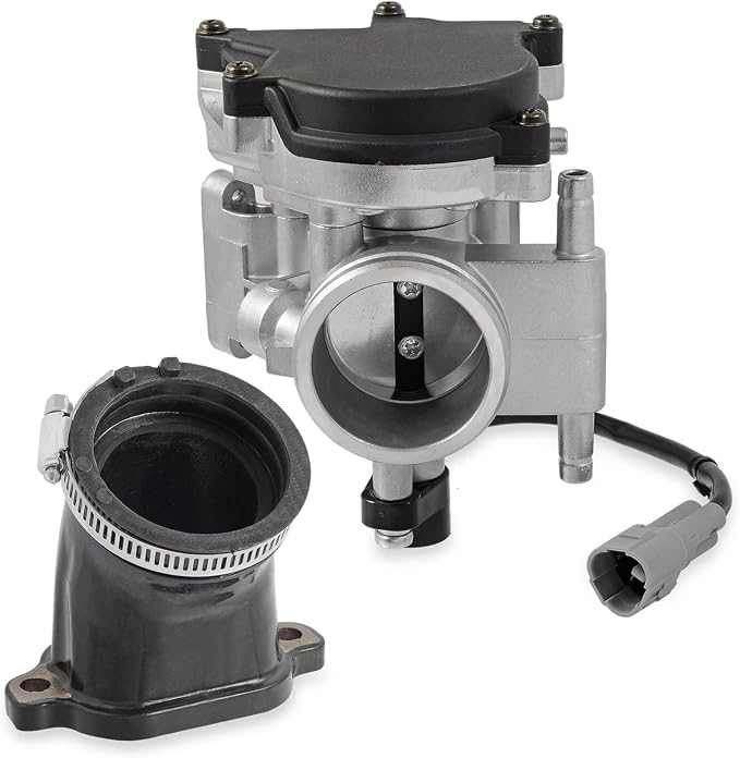 Throttle Body & Adapter For Polaris Ranger XP 700 6x6 4x4 EFI 2006 2007 2008 2009 Ranger Crew 700 2008-2009 1203160