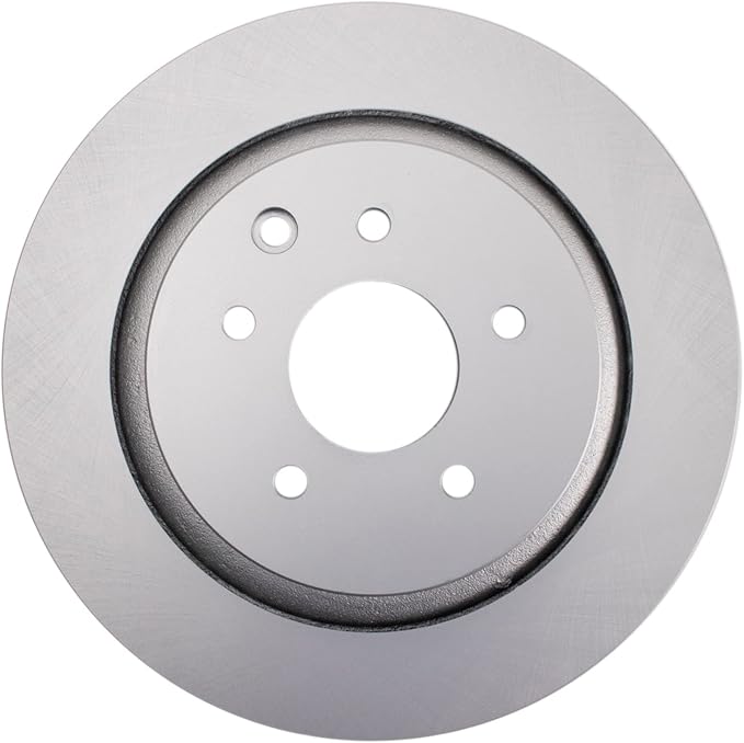 TRQ Rear Brake Rotor Set G Coated Vented Compatible with 2007 Infiniti G35 2008-2013 G37 2014-2015 Q60
