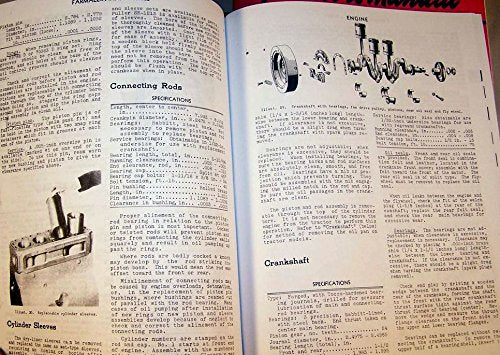 Farmall H HV Tractor Service, Parts and Operators Manuals for Chassis, Engine, Hydraulics Lift-All, Engine Repair and More for Shop and Field Use