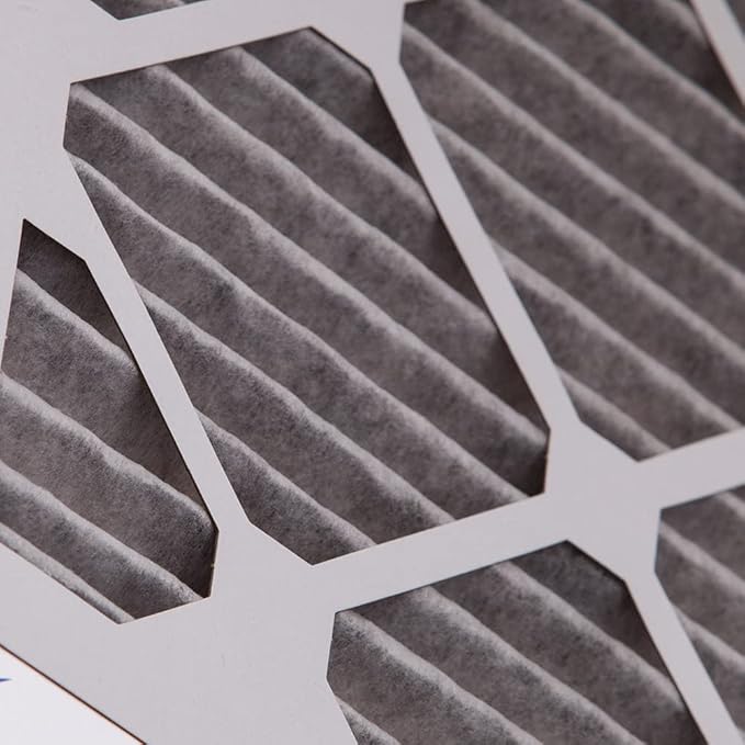 Nordic Pure 18x24x1 (Actual Size: 17 1/2 x 23 1/2 x 3/4) Furnace Air Filters MERV 8 Pleated Plus Carbon 6 Pack