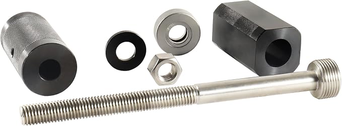 9U-6891 Injector Sleeve Cup Remover&Installer Tool Set 6pcs Compatible with CAT Caterpillar 3406E C10 C12 C15 C16 C-18 Engine Heavy Duty Steel