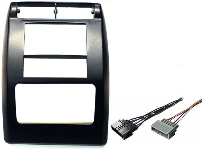 Aftermarket Double Din Radio Stereo Car Install Dash Kit Compatible with Jeep Wrangler 1997-2002