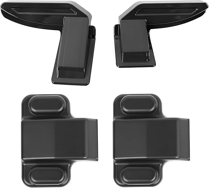 YOCTM 4-Pack Tailgate Screw Protection Trim + Rear Windshield Heating Wire Protective Cover Compatible with Suzuki Jimny 2019 2020 2021 2022 2023 2024 2025 JB64 JB74W Black 3 Door 5 Door Accessories