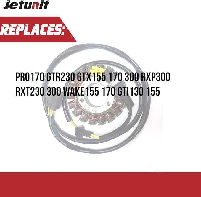 Stator for Sea-Doo PWC/Jet-Ski 420889728 2018 2019 2020 2021 GTI 130 155 PTO/GTR 230 PTO/GTX 155 230 300 PTO 170 Rotax/RXP 230 300 PTO/WAKE 155 PTO PRO/WAKE 230