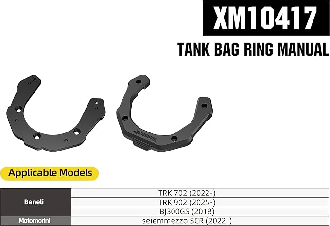 Rhinowalk Motorcycle Tank Bag Adapter Base with Strong Magnetic-XM10417