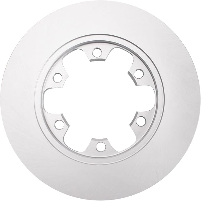 TRQ Rear Brake Rotor Set G Coated Solid Compatible with 2020-2023 Ford Transit-250 Transit-350 2015-2023 Transit-350 HD