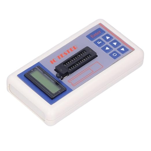 Multifunctional IC Transistor Tester, Integrated Circuit Tester with 5V 3.3V AUTO Modes for Microelectronics Engineers (no Terminal)