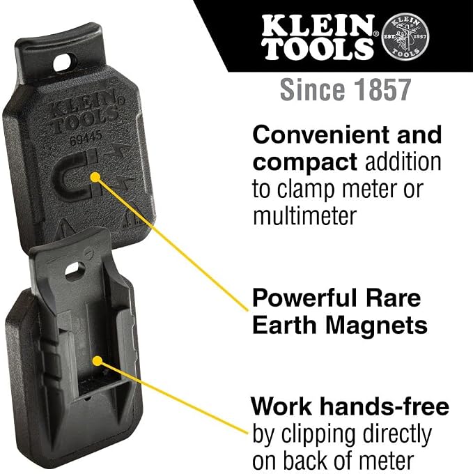 Klein Tools MM420 600V 10A TRMS Multimeter and Magnetic Hanger Bundle