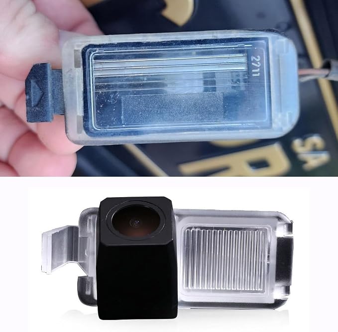 HD Auto License Plate Light Rear View Reversing Backup Camera Parking Compatible with Holden Commodore HSV VE V6 V8 Ute SS Berlina Sedan Wagon/G8 GT/omega/VX VZ VY VF VR VS Maloo Senator (C(65*30MM))