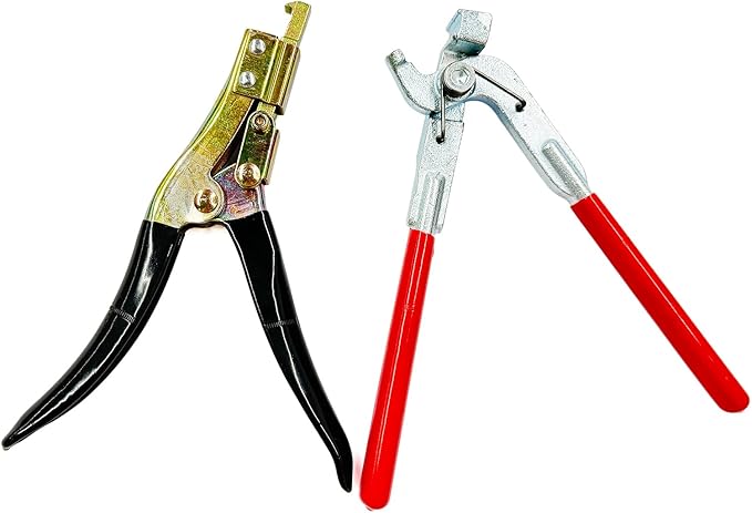 Radiator Repair Pliers Tool Set, Car Radiators Opening Tab Lifter and Closing Header Tool for Radiator Tank Repair For Cars and Trucks