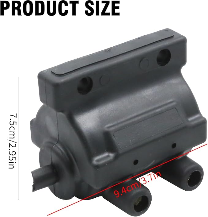 Saihisday DSK6-1 Ignition Coil Kit, Replacement for Harley Sportster 883 1971-2003 Harley Big Twin 1970-1999, Replaces DC7-1