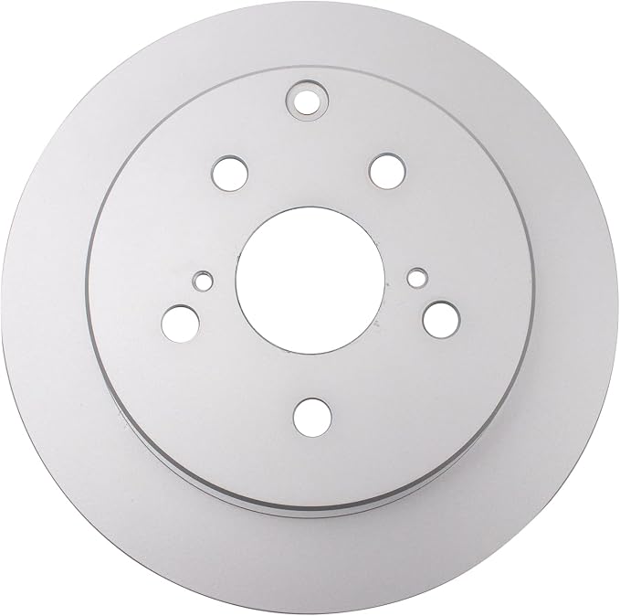 TRQ Rear Brake Rotor Set G Coated Solid Compatible with 2016-2020 Toyota Mirai 2012-2017 Prius V