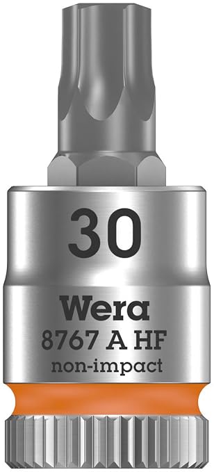 Wera 05003882001 Belt 3 Torx Hf Bitnuss/Set Torx with Holding Function