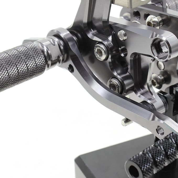 Sunrivery Motorcycle Rearsets Footpegs For GSXR750 GSX-R600 1996-2005,SV650/SV650S SV1000/S 1998-2014,GSXR1000 2000-2004