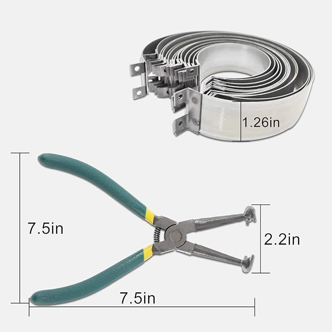 Piston Ring Compressor Tool, 14 Pcs Piston Rings & 1 Adjustable Installer Pliers for Repairing Car Truck Racing Automotive Engine (62-145mm/2.4-5.7inch), Carrying Box