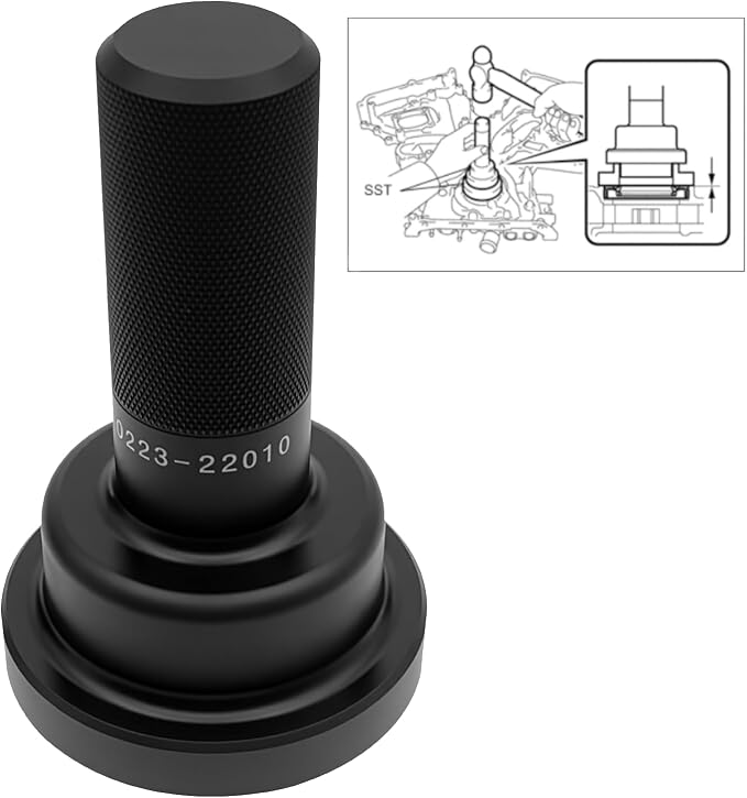 ZKTOOL Professional 09223-22010 Crankshaft Front Oil Seal Installer Tool Kit for Toyota Lexus.