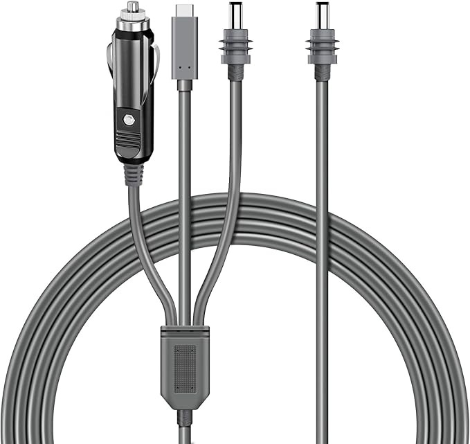 Starlink Mini Cable 16.4 FT / 5M,3 in 1 Fast USB C Car Charger DC to DC Replacement Power Extension Cable for Starlink Mini Accessories