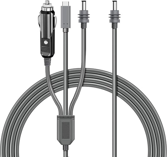 Starlink Mini Cable 16.4 FT / 5M,3 in 1 Fast USB C Car Charger DC to DC Replacement Power Extension Cable for Starlink Mini Accessories