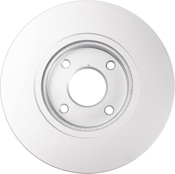 TRQ Front Brake Rotor Set G Coated Vented Compatible with 2014-2019 Ford Fiesta
