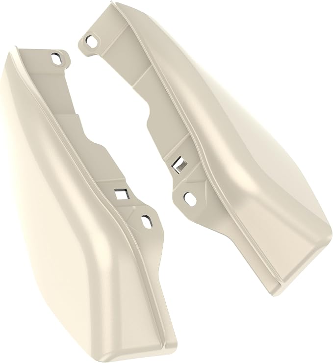 Color - Matched Mid Frame Air Deflectors Heat Shield, Perfectly Fit for Harley Touring Models 2009-2026 Morocco Gold Pearl