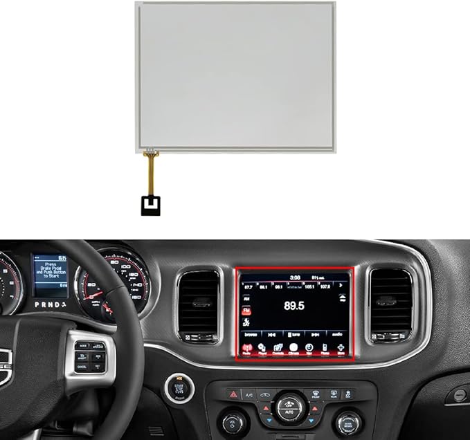 BENET 8.4in Touch Screen Digitizer Compatible with Chrysler Dodge Maserati Uconnect 3 RB5 RE2 Radio Navigation Display Monitor