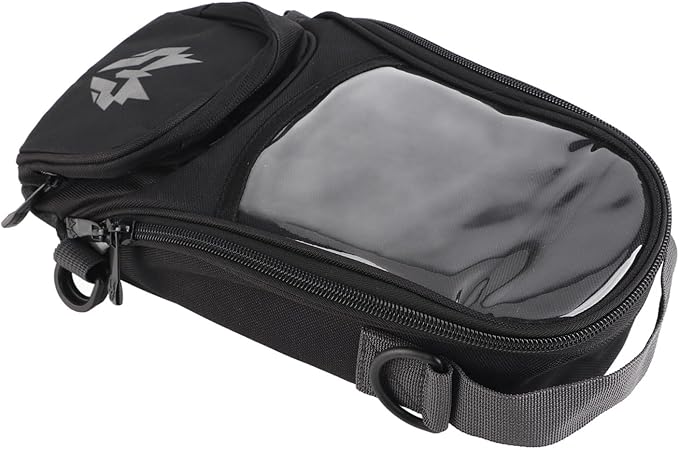 Tank Bag, Magnetic Tank Bag Oxford Fabric High Strength Fuel 4.5L Large Capacity Navigation Package Magnetic Atv for (Grey)