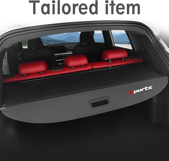 Cargo Cover for Hyundai Tucson 2026 2025-2022 Accessories, Anti-Peeping Trunk Cargo Cover for Hyundai Tucson Accessories Retractable Rear No Gap Security Shielding Shade