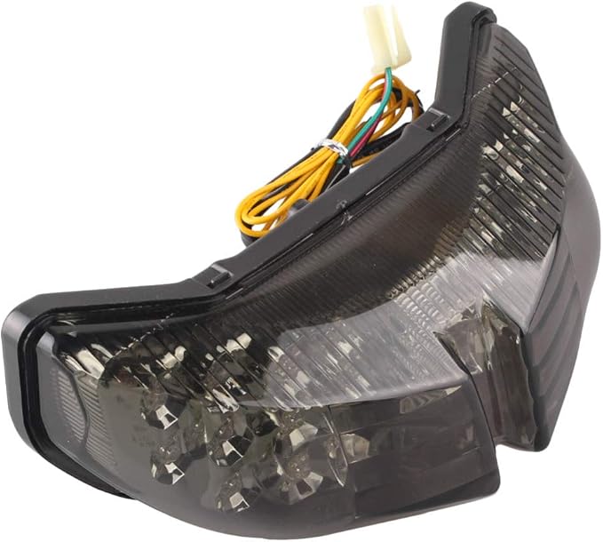 MZS Motorcycle Tail Light, LED Integrated Turn Signal Blinker Smoke Compatible with FZ1 Fazer 2006-2015 / FZ8 2011-2013