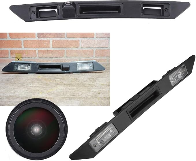 1280 * 720 Pixels HD Car Rear View Trunk Handle Camera Parking Reverse Back up Camera Replacement for Audi A3 A4 S5 S6 Q7 RS3 S3 RS4 S4 RS6 S6 A6 A6L C6 Plus RS Variants Kombi Night Vision Waterproof