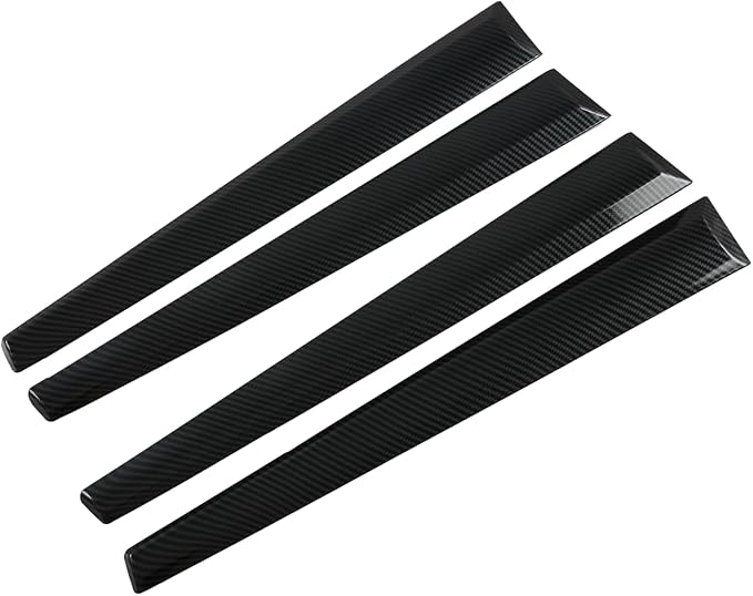 4Pcs Inner Door Molding Trim, Imitation Carbon Fiber Interior Door Panel Decor Accessories Compatible with Toyota Hilux 2016-2025