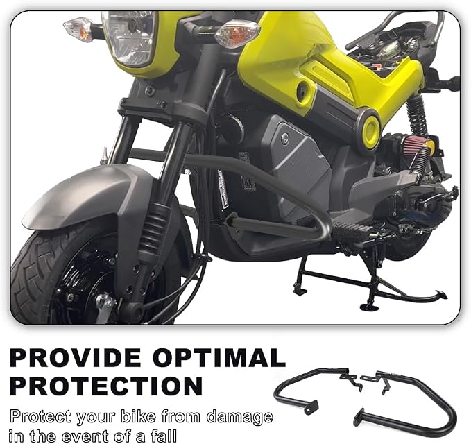 Xitomer Motorcycle Engine Guard Compatible with NAVI 110 2025 2024 2023 2022 Crash Bar Steel Protector Bumper Guards