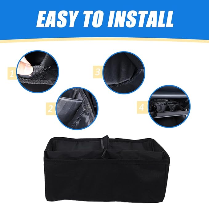 Car Glove Box Organizers bag Compatible with Subaru BRZ 2022-2025 Center Console Organizer Internal Storage Bag,Oxford cloth Interior Organizer Automotive Bag