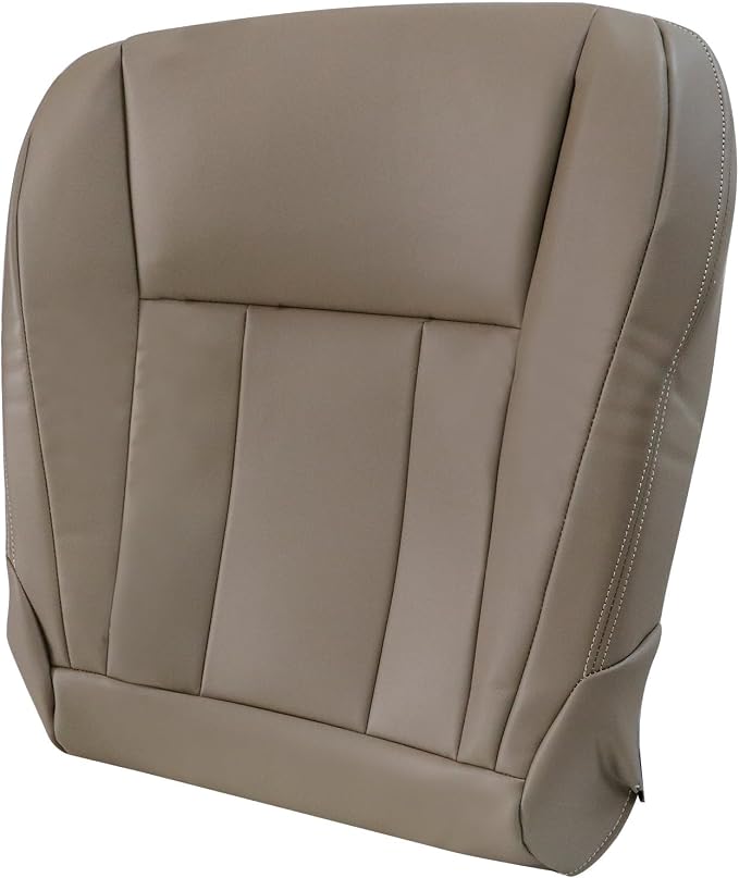 SecosAutoparts Driver & Passenger Side Bottom Microfiber Leather Seat Cover & Foam Cushion Compatible with Toyota 4Runner 1996 1997 1998 2000 2001 2002 Oak Tan