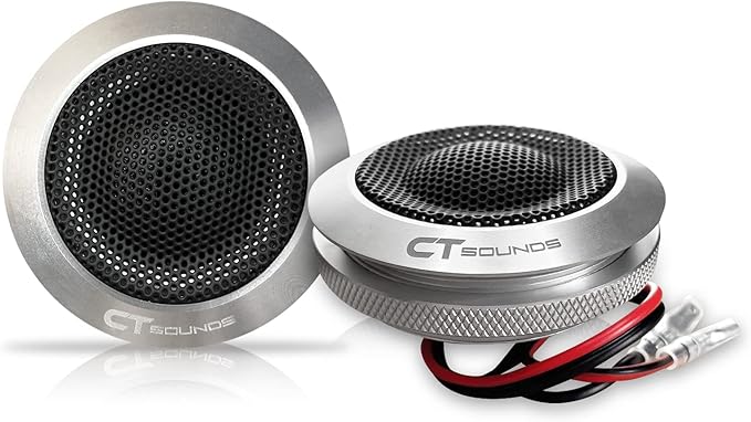 CT Sounds Meso 25mm 100 Watt Flush-Mount Premium Silk-Dome Tweeters, Pair
