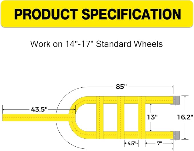 Vehicle Tie Down Kit with Flat Hook and Tow Dolly Basket Straps