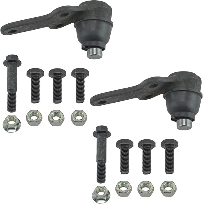 TRQ Front Lower Ball Joint Set Compatible with 2004-2011 Ford Focus
