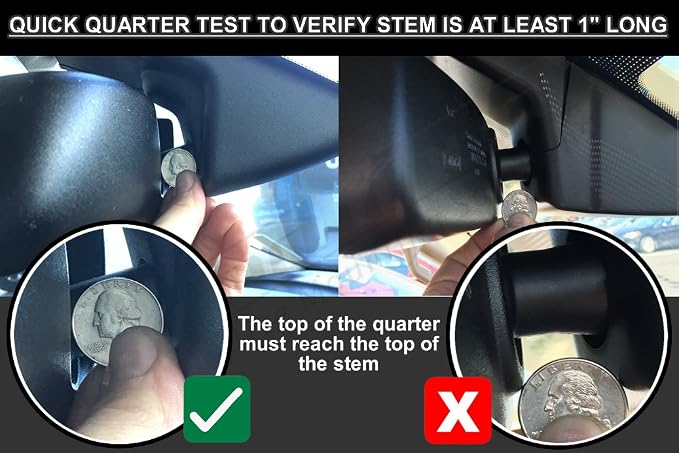 BlendMount Aluminum Radar Detector Mirror Mount for Uniden R7/R8/R8w - Compatible with Most American and Asian Vehicles - Made in USA - Looks Factory Installed, BR7-2001R