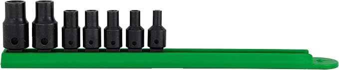 Mayhew Tools 16025 Inverted Torx Socket Bit Set, 7-Piece, Black Oxide Finish, polished chrome