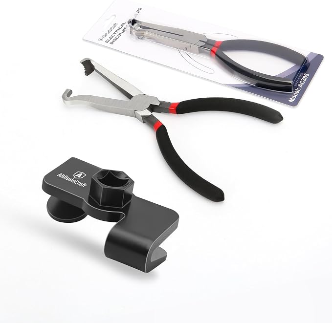 Electrical Disconnect Pliers and Wrench Extender Adaptor Bundle