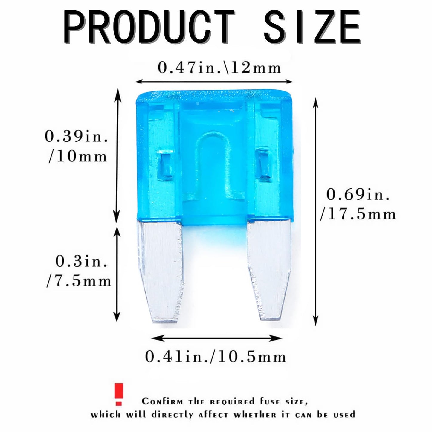 100 Pack Auto Fuses 15 AMP APM/ATM 32V Mini Blade Style Fuses 15A Short Circuit Protection Car Fuse (15 AMP)