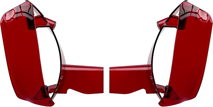 Side Wings Wind Air Deflector Fairing Fit for Harley 2024-2026 CVO Road Glide ST FLTRXSTSE 2024-2026 Road Glide FLTRX 2023-2025 CVO Road Glide FLTRXSE (Red)