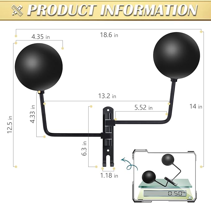 Kikerike Motorcycle Helmet Rack Wall Mount 180 Degree Rotation Metal Bike Helmet Holder Mount Bicycle Helmet Display Hanger Stand with 2 Hooks for Motorcycle Bike Baseball Rugby Helmet - Black, 1 Pcs