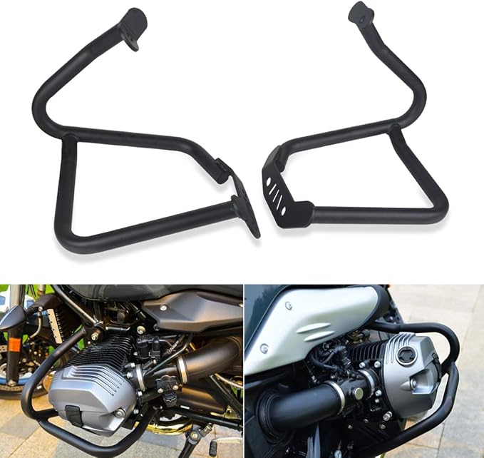 R nineT 2025 Motorcycle Engine Protection Crash Bar | Iron Engine Guard Frame Protection T URBAN R NINET SCRAMBLER R NINEG/S R NINET PURE 2017-2023 R NINET SLASH 5 2019-2020