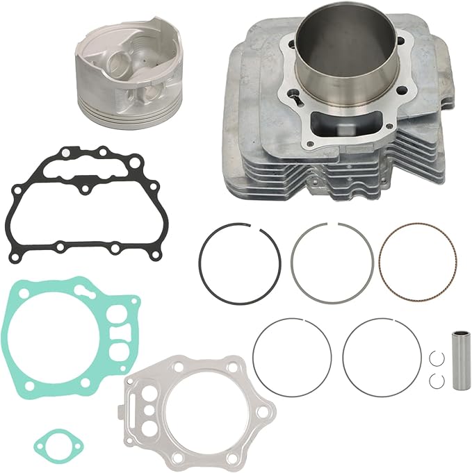 GXYWADY Cylinder Piston Rings Top End Rebuild Kit Replacement for Honda Foreman 500 TRX500 TRX 500 2x4 4x4 2005-2011
