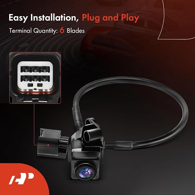 A-Premium Right Side Front View Lane Depature Camera Compatible with Honda | Parking Camera for 2015 2016 CR-V CRV - Replace# 36580T1WA51