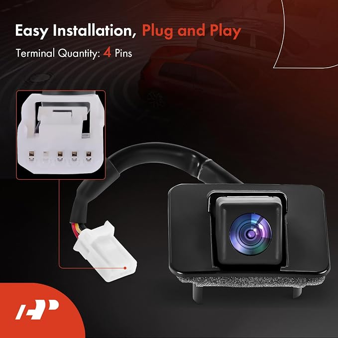 A-Premium Rear View Backup Camera Compatible with Mazda | Parking Camera for 2014 2015 2016 3 Sedan - Replace# BHN167RC0A