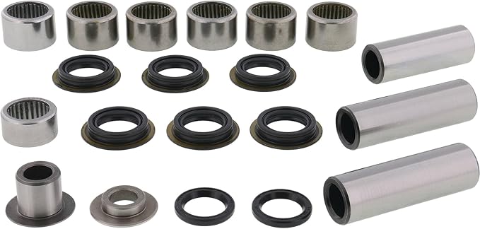 All Balls 27-1014 Shock Swing Arm Linkage Bearing Seal Kit Compatible with/Replacement for Kawasaki KX100, Suzuki