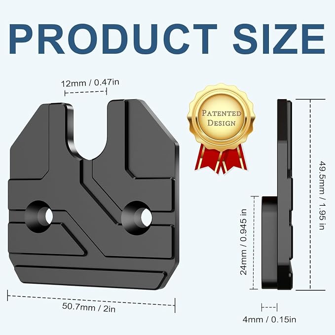 Sun Visor Repair Kit Compatible with RAM 1500 2019-2026, 1 Pack Sun Visor Clip for Trucks, Aluminum Alloy Visor Clip, Sun Visor Clip Replacement, Ram 1500 Accessories