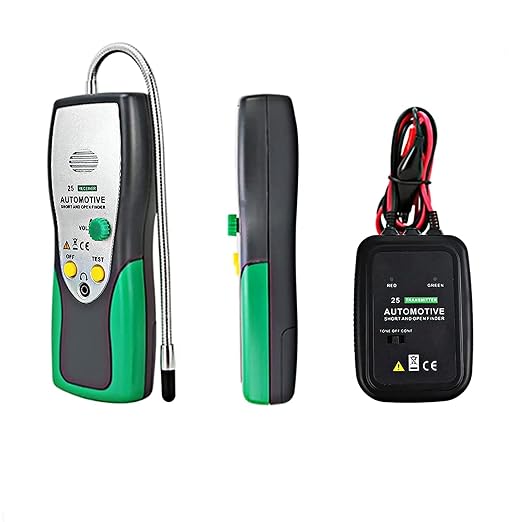 Automotive Short and Open Finder Circuit Tester, Angchun DC 6-24V Car Circuit Breaker Finder Wire Tracer Electrical Adjustable Short Detector Diagnostic Test Tool with Power Probe for Vehicle Repair